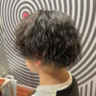 メンズカット+ツイストパーマ