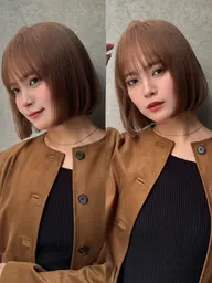 ❤️骨格似合わせカット＋透明感カラー＋1step treatmentウルトラファインバブル付き🫧❤️