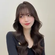 【前髪割れぐせ解消施術‼️】カット＋クロスパーマ