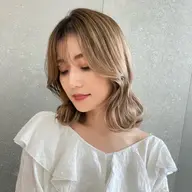 【明るく垢抜けヘアに️🫧】ブリーチ+オンカラー+1STEPトリートメント︎︎☁