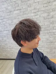 【人気おすすめカラー‼️‼️】men'sヘアカラー(ブリーチ無し)+トリートメント