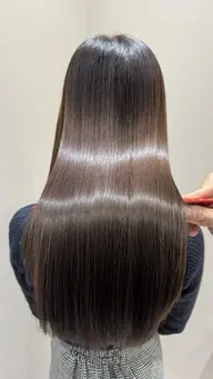 【当日限定クーポン】髪質改善トリートメント+髪質改善inケアカラー