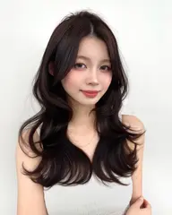 【🌟新規様美髪セット🌟】全体力ット+天使の艶カラー🩵+AYUNCHE 4stepトリートメント+コテ巻き