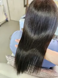 全体縮毛矯正ストレート + カット+tr