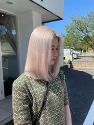 📔ケアブリーチ＋カラー＋髪質改善TR