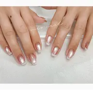 [ロコミ下可]💅🏻オフなし長さ出しマグネットネイルモデル注意事項読む🗻時間絶対確認