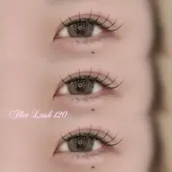 フラットラッシュ120本🎀(片目60本ずつ)