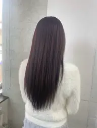 透明感カラー + 髪質改善トリートメント