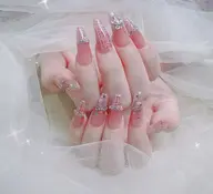 ❣️人気オフ无料🌱！！！！チップ長さだし10本持ち込みデザインやり放題300円パーツ6個まで