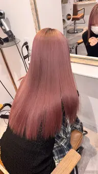 【✨ケアブリーチ使用✨】透明感抜群ハイトーンカラー🫧＋高濃度保湿トリートメント🫶