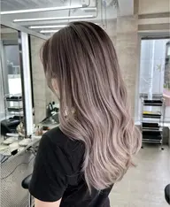 【ミニモ限定】💎人気No.1💎海外風バレイヤージュカラー🌴ケアブリーチカラー＋海外巻き🇺🇸🫧ミニモ学割