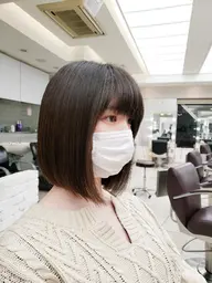 【特別クーポン☆】髪質改善ナチュラルストレート+似合わせカット+最高級オージュアトリートメント(超音波アイロン付☆)