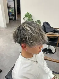 ⭐️新規【メンズ限定】🚹 ハイライト(メッシュ)➕パーマ➕カット➕TR