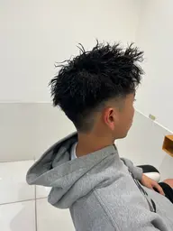 カット+ツイストパーマ