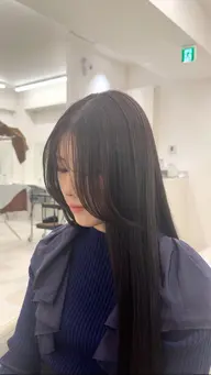 『 期間限定メニュー』前髪、顔周りカット+ワンカラー+Aujuaトリートメント