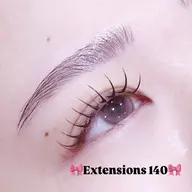 🎱🍓【LEDエクステ】シルクセーブル140本(指名料込)⚠️+1320円フラットラッシュ変更🙆🏻‍♀️ 🍓🎱