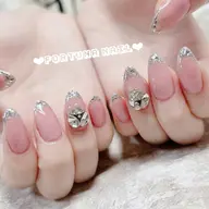 <パラジェル>新規初回オフ無料ガラスフレンチ/ミラーフレンチ/マグネット+1000円/ベース色+500円