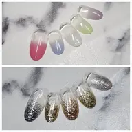 ハンドネイル(カラーグラデーションorラメグラデーション)オフ込み