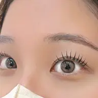 【上下まつげパーマ】+1500でパリジェンヌに変更可能