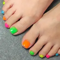 Foot　ワンカラー、ラメ