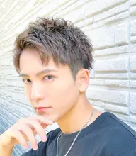 【メンズミニモ限定⭐︎】お悩み解消匠ラウンドカット+アッシュ系カラー✂️