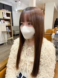 前髪縮毛矯正＋前髪カット【マイクロバブル付き】