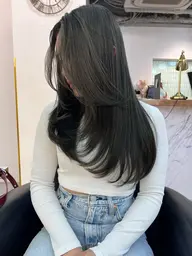 透明感カラー+美髪ケアトリートメント🫧