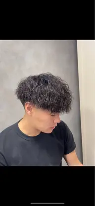 ⭐️1番人気⭐️【メンズカット＋パーマ各種＋3STEPトリートメント】