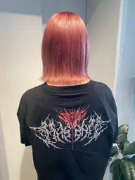 《エフェクトブリーチ》ブリーチリタッチ🦩+ワンカラー🩰🪽(前処理・トリートメント付き)