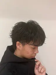 カット+パーマ+スタイリング