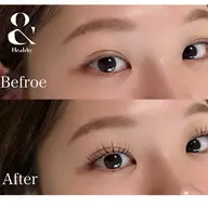 《＆healthy》︎💕︎フラットラッシュ100本＋まつげパーマ👀13月限定価格✨️