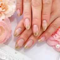 王道フレンチネイル♪（付け替えオフなし）