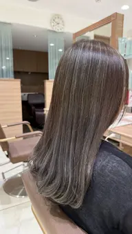 💟3Dカラー💟【前髪カット＋ハイライト＋オンカラー＋3step】