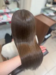 【透明感カラー】ブリーチなし透明感カラー+髪質改善トリートメント🫧🌱