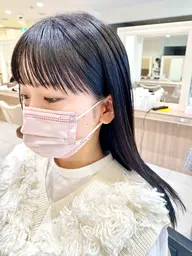 【当日予約OK✂︎】カットと前髪の縮毛矯正（パーマでも🆗）+トリートメントのセット😊