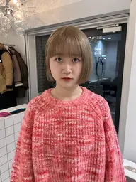 【冬イメチェンしたい方必見☀️】ケアブリーチカラー+選べるトリートメント💫【初めてのブリーチの方にオススメ】