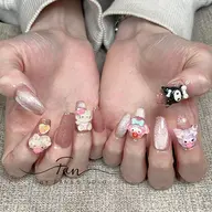 【平日限定チップ長さだし】カラーなんでもOK、キャラクターパーツつけ放題