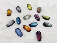 SNS大人気★メンズネイル可★ベースカラー1色+マグネットorマグフラッシュ(14種類)✨ドライケア込み✨フィルイン対応