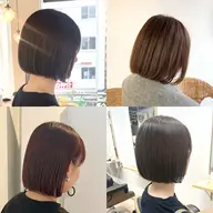 カット、カラー、トリートメント