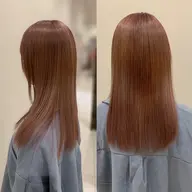 絹髪ストレート(カット込)