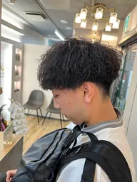 💥メンズ💥カット+パーマ+3stepトリートメント¥13900