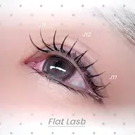 《 ご新規様限定 》ミニモ限定価格　　　　　　　　　　★ フラットラッシュ 80本 ★ オフなし　　　　📌束感仕上げ