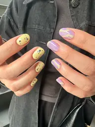 【オフなし】短いお爪の方希望⭐︎韓国ニュアンスデザイン（らくがきアート等）/シンプルデザイン🌼90分やり放題