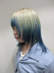 《ダブルブリーチ ＋ オンカラー》 唯一無二のカラーを 💿(ブリーチ2回)