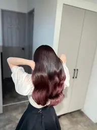 【カラーも艶々に💘】ワンカラー&4STEP トリートメント🫧カラーのダメージをケアして艶々に仕上げます🫶🏻