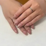 （オフなし）マグネットグラデーションネイル（ピンクベース）