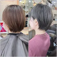 【色素改善】馴染ませハイライトorブリーチなしwカラー＋最高級オッジィオットTR