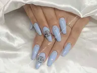 (オフあり）ハンド長さだし10本ワンカラ💅💅簡単デザインつけ放題🩷🩷