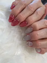 ✨流行りのキラキラor艶々ネイル✨マグネットネイルorフラッシュラメ