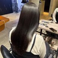 艶髪👒✨縮毛矯正+外部補習トリートメント付き